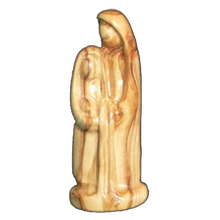 Load image into Gallery viewer, Olive Wood Silent Night Holy Family One-Piece Nativity
