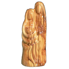 Load image into Gallery viewer, Olive Wood Silent Night Holy Family One-Piece Nativity
