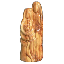 Load image into Gallery viewer, Olive Wood Silent Night Holy Family One-Piece Nativity