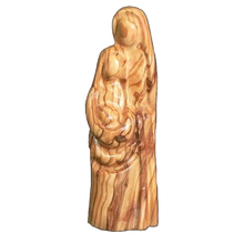 Load image into Gallery viewer, Olive Wood Silent Night Holy Family One-Piece Nativity