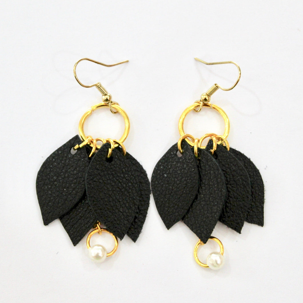 Onyx Extravagance Dangle Earrings