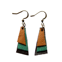 Load image into Gallery viewer, Leather Flutter Earrings