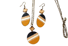 Load image into Gallery viewer, Sunrise Pendant Necklace & Earrings Set