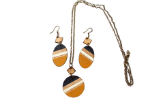 Load image into Gallery viewer, Sunrise Pendant Necklace & Earrings Set