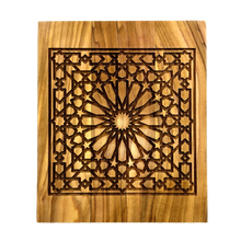 Load image into Gallery viewer, Handmade Olive Wood Decorative Keepsake Box - AlHambra's Gate Design