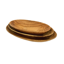 Load image into Gallery viewer, Olive Wood Oval Bowls