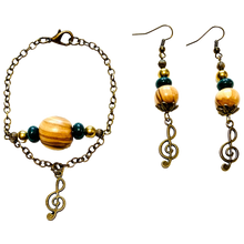 Load image into Gallery viewer, Dolce Delight Porcelain Earrings and Bracelet Set
