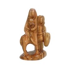 Load image into Gallery viewer, Olive Wood Providence One-Piece Holy Family - Flight to Egypt Figures