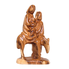 Load image into Gallery viewer, Olive Wood Providence One-Piece Holy Family - Flight to Egypt Figures