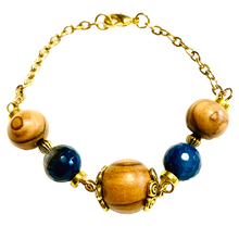 Load image into Gallery viewer, Blue Horizon Agate Bracelet
