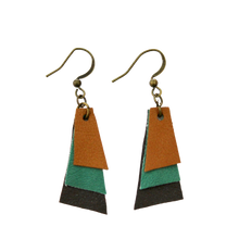 Load image into Gallery viewer, Leather Flutter Earrings
