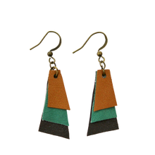 Load image into Gallery viewer, Leather Flutter Earrings
