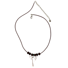 Load image into Gallery viewer, Olive Wood Shark Tooth Necklace