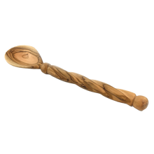 Load image into Gallery viewer, Olive Wood Salad Spoon - Spiral
