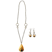 Load image into Gallery viewer, Tibetan Vine Leaf Earring and Necklace Set