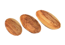 Load image into Gallery viewer, Olive Wood Oval Bowls