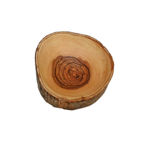 Load image into Gallery viewer, Natural Bark Olive Wood Dishes - Circular
