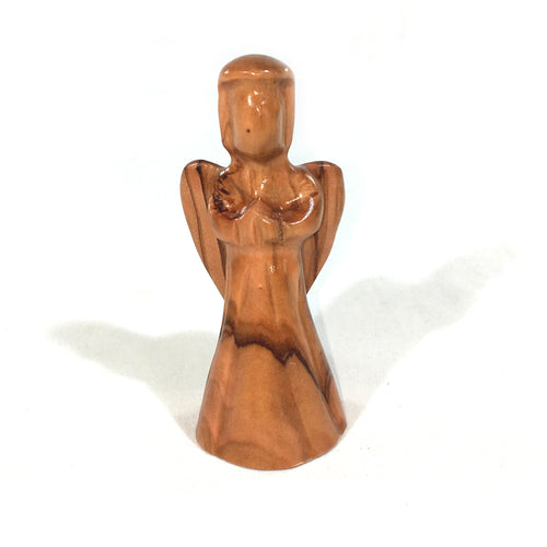 Baby Handcrafted Olive Wood Praying Angel Figure