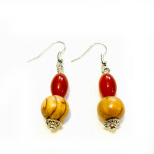 Load image into Gallery viewer, Blossom Shade Carnelian Earrings