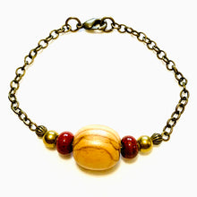 Load image into Gallery viewer, Bronze Breeze Porcelain Bracelet