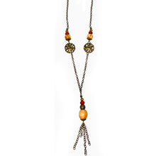 Load image into Gallery viewer, Detail Bronze Breeze Porcelain Necklace