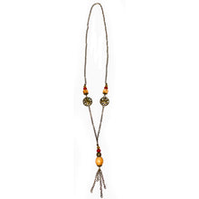 Load image into Gallery viewer, Bronze Breeze Porcelain Necklace