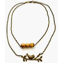Load image into Gallery viewer, Olive Wood Forest Fairy Necklace
