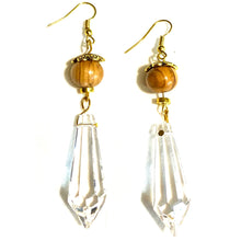 Load image into Gallery viewer, Golden Clarity Prisma Earrings