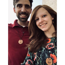 Load image into Gallery viewer, God is Good and The Lord is my Rock Olive Wood Pendant Necklaces