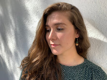 Load image into Gallery viewer, Modeled River Side Aventurine Earrings