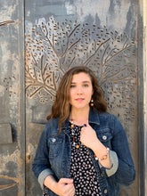 Load image into Gallery viewer, Modeled Out & About Howlite Necklace, Earrings and Bracelet Set