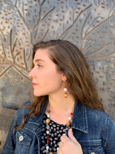 Load image into Gallery viewer, Modeled Out & About Howlite Earrings