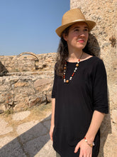Load image into Gallery viewer, Alternate Modeled Out & About Howlite Necklace, Earrings and Bracelet Set