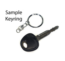 Load image into Gallery viewer, Sample Keychain for Greek Fleurie Cross
