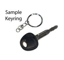 Load image into Gallery viewer, Sample Keychain for Greek Fleurie Cross