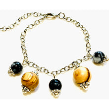 Load image into Gallery viewer, Moon Shadow Obsidian Bracelet