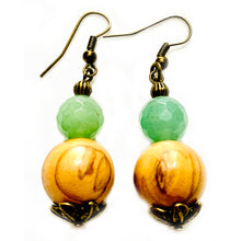 Load image into Gallery viewer, Mountain Spring Aventurine Earrings