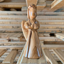 Load image into Gallery viewer, Small Olive Wood Angel Carving Figure
