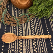 Load image into Gallery viewer, Customer's Handcrafted Olive Wood Spiral Salad Spoon