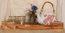 Load image into Gallery viewer, Customer&#39;s Olive Wood Tea Tray
