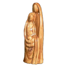 Load image into Gallery viewer, Olive Wood Silent Night Holy Family One-Piece Nativity
