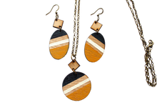 Load image into Gallery viewer, Sunrise Pendant Necklace &amp; Earrings Set
