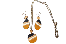Load image into Gallery viewer, Sunrise Pendant Necklace &amp; Earrings Set
