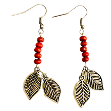 Load image into Gallery viewer, Mystical Leaf Earrings

