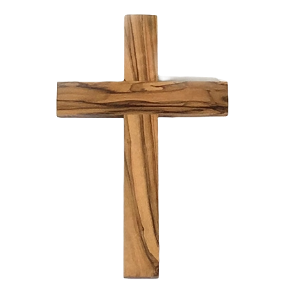 Olive Wood Pilgrim Wall Cross