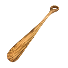 Load image into Gallery viewer, Olive Wood Shoe Horn
