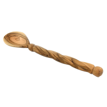 Load image into Gallery viewer, Olive Wood Salad Spoon - Spiral
