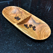 Load image into Gallery viewer, Olive Wood Serving Dish on Granite

