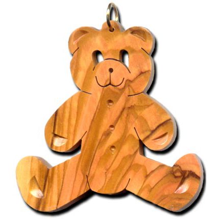 Teddy Bear Sitting Ornament Original Design