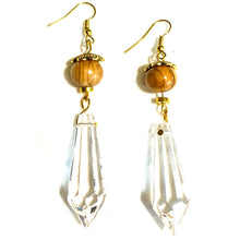 Load image into Gallery viewer, Golden Clarity Prisma Earrings

